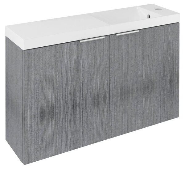 Sapho Sapho, Dulap lavoar LATUS X 78.8x50x22cm, stejar argintiu, LT110-SET03