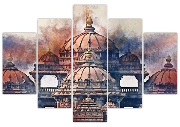 Tablou - Akshardham, New Delhi, India (150x105 cm)