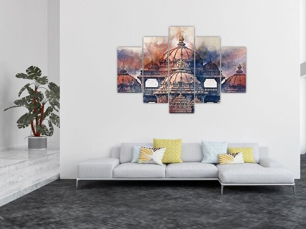 Tablou - Akshardham, New Delhi, India (150x105 cm)