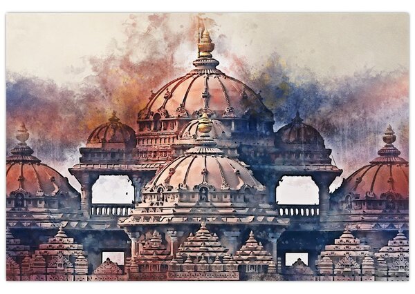 Tablou - Akshardham, New Delhi, India (90x60 cm)