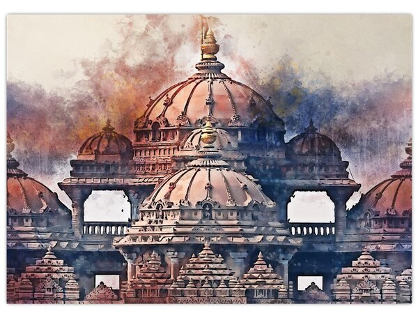 Tablou - Akshardham, New Delhi, India (70x50 cm)