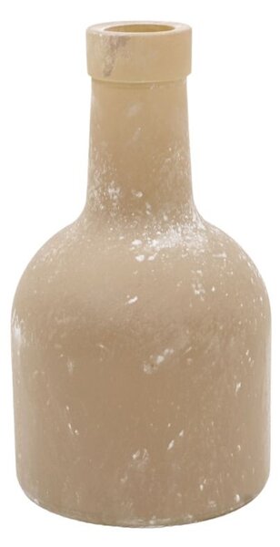 Vază decorativă, din sticlă, culoarea caramel, aspect vintage, 15x8 cm, Arti Casa