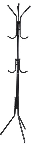 Cuier metalic pentru haine, 170 cm, negru, Storage Solutions