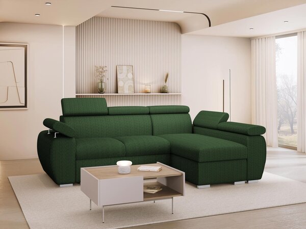 Set canapele de colț Gozo Mini Premium (verde închis) (D). 1122209