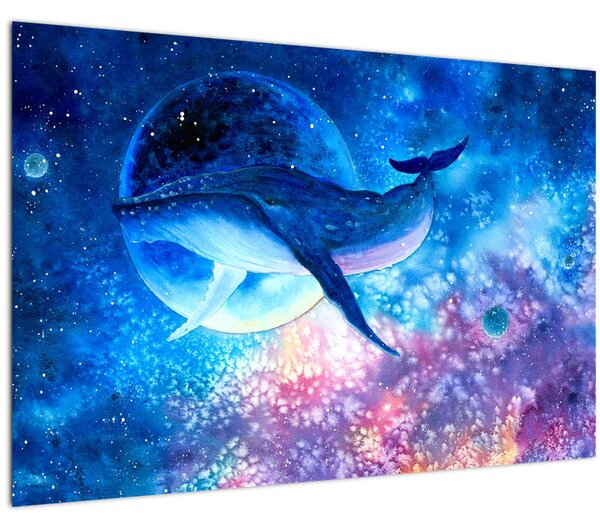 Tablou - Balena spațială (90x60 cm)