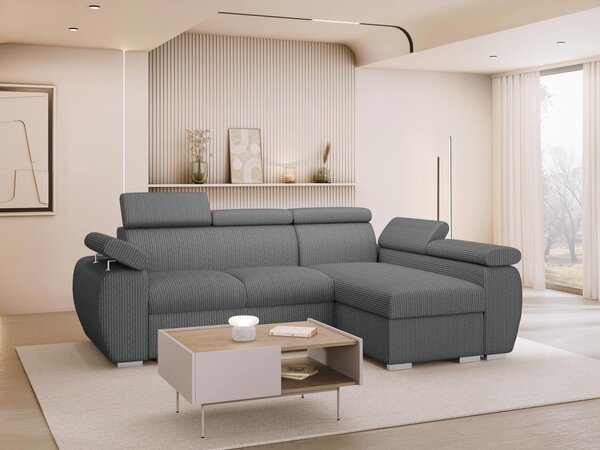Set canapele de colț Gozo Mini Premium (gri) (D). 1122206