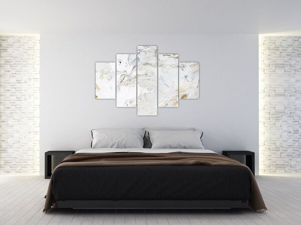 Tablou - Hârtie de ulei cu design de marmură (150x105 cm)