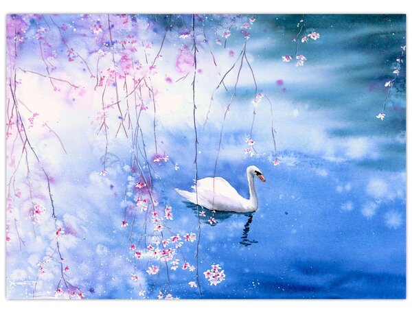 Tablou - Lacul magic (70x50 cm)