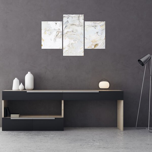 Tablou - Hârtie de ulei cu design de marmură (90x60 cm)