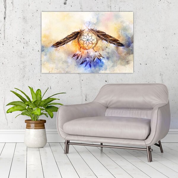 Tablou - Captator de vise cu pene (90x60 cm)