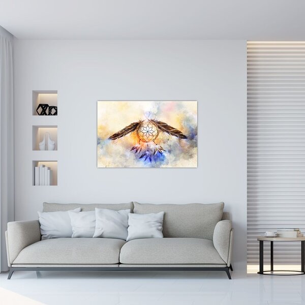 Tablou - Captator de vise cu pene (90x60 cm)