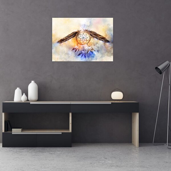 Tablou - Captator de vise cu pene (70x50 cm)