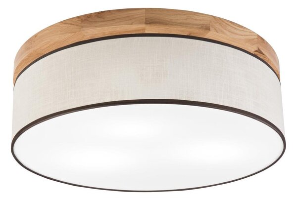 Plafonieră Brilagi BELLADONNA 3xE27/15W/230V d. 50 cm crem/stejar