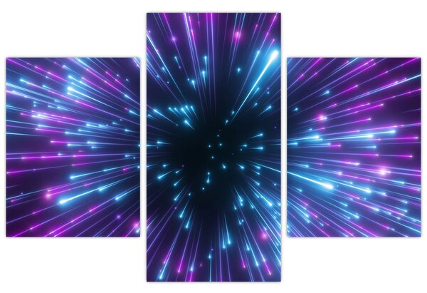 Tablou - Spațiu neon (90x60 cm)