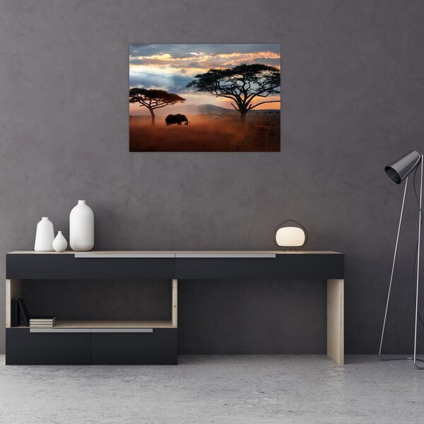 Tablou - Parcul Național Serengeti, Tanzania, Africa (70x50 cm)