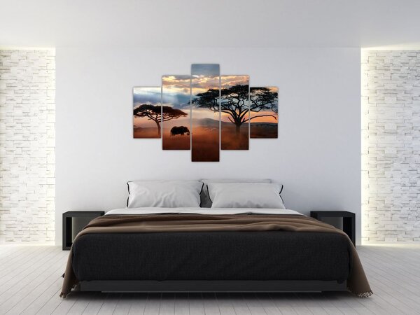 Tablou - Parcul Național Serengeti, Tanzania, Africa (150x105 cm)