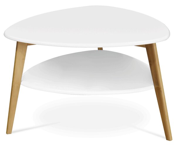 Dohányzóasztal 78 × 78 × 50 cm, MDF, fehér AF-1192 WT