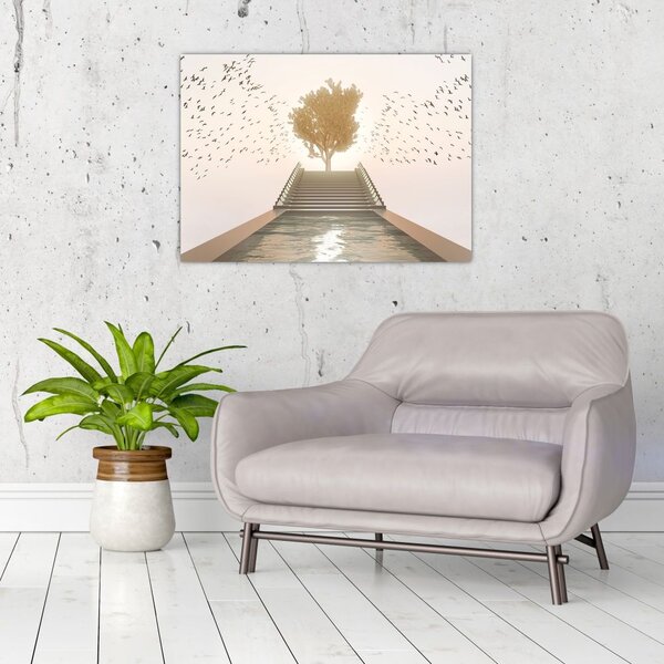 Tablou - Pod spre necunoscut (70x50 cm)