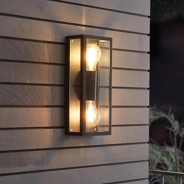 Eglo 98273 - Aplică perete exterior ALAMONTE 2xE27/60W/230V IP44