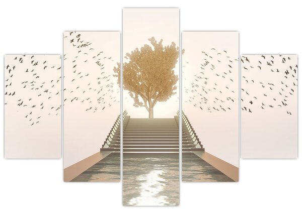 Tablou - Pod spre necunoscut (150x105 cm)