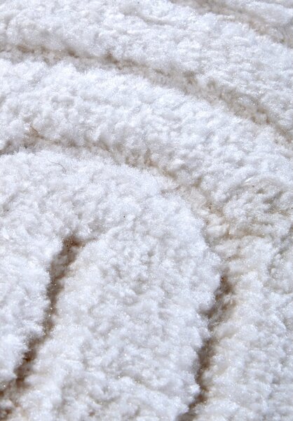 Covor alb rotund ø 160 cm Panglao New York White – Elle Decoration