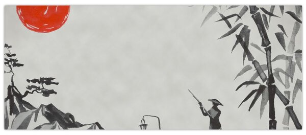 Tablou - Munții Fuji (120x50 cm)