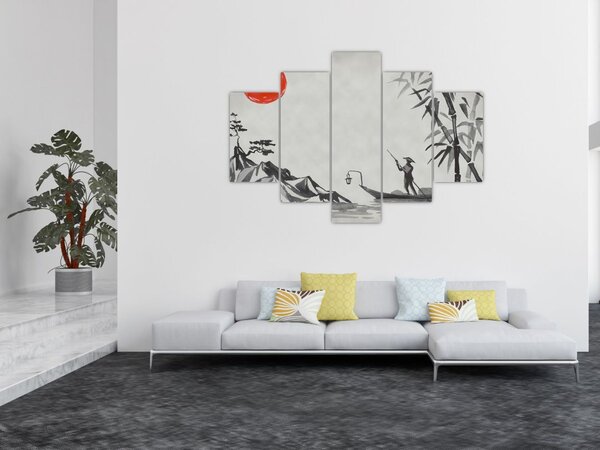Tablou - Munții Fuji (150x105 cm)
