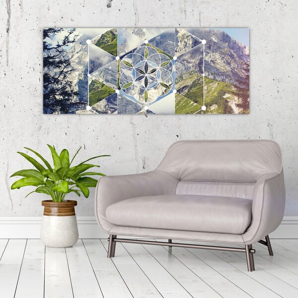 Tablou - Model geometric (120x50 cm)