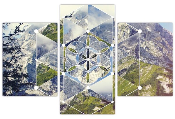 Tablou - Model geometric (90x60 cm)