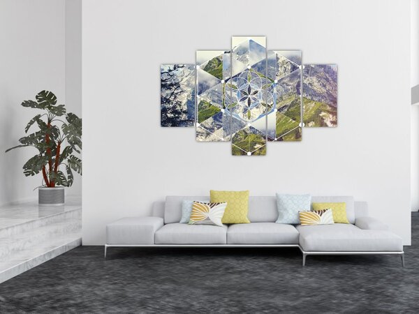 Tablou - Model geometric (150x105 cm)