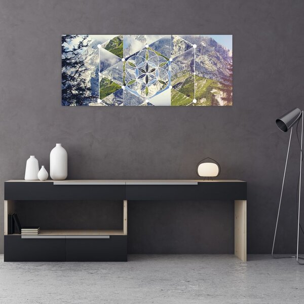 Tablou - Model geometric (120x50 cm)