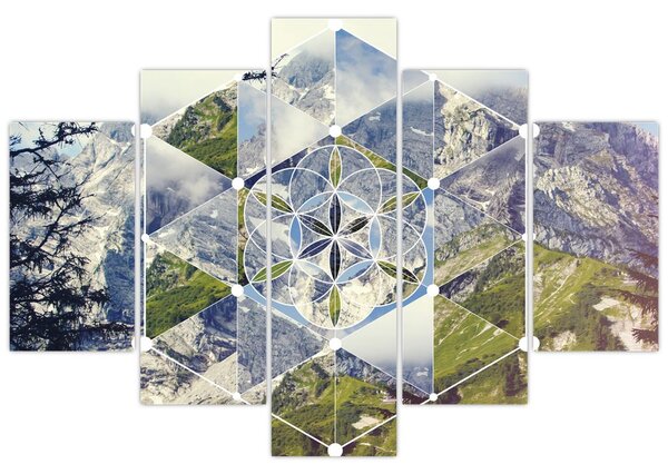Tablou - Model geometric (150x105 cm)