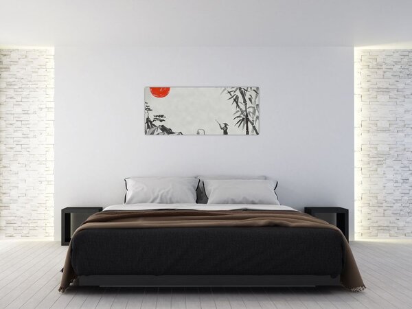 Tablou - Munții Fuji (120x50 cm)