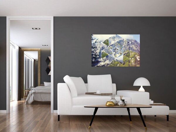 Tablou - Model geometric (90x60 cm)