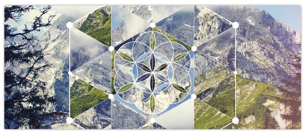 Tablou - Model geometric (120x50 cm)
