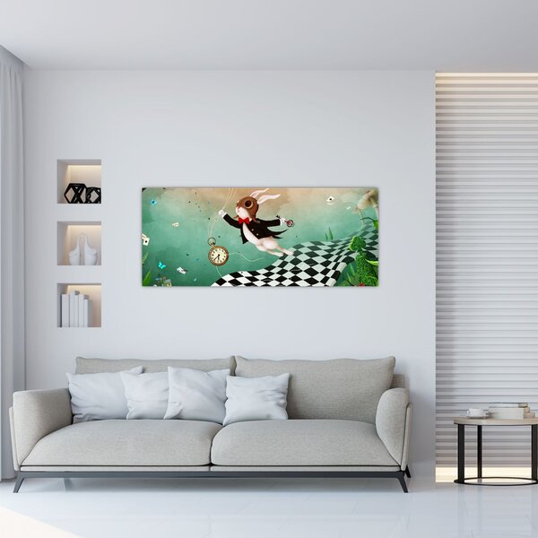 Tablou - Iepuraș fantezie (120x50 cm)