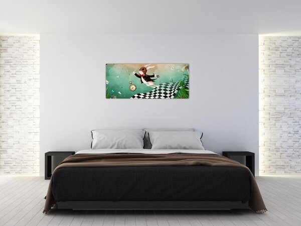 Tablou - Iepuraș fantezie (120x50 cm)