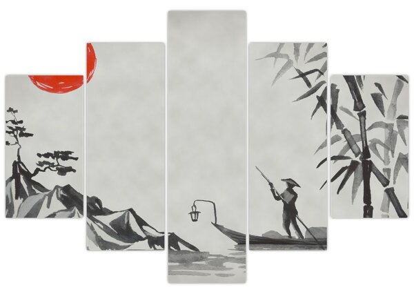 Tablou - Munții Fuji (150x105 cm)
