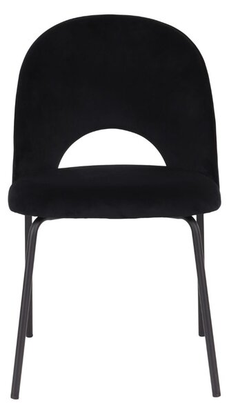 Scaun Molly Black negru uni