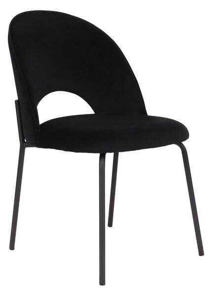 Scaun Molly Black negru uni
