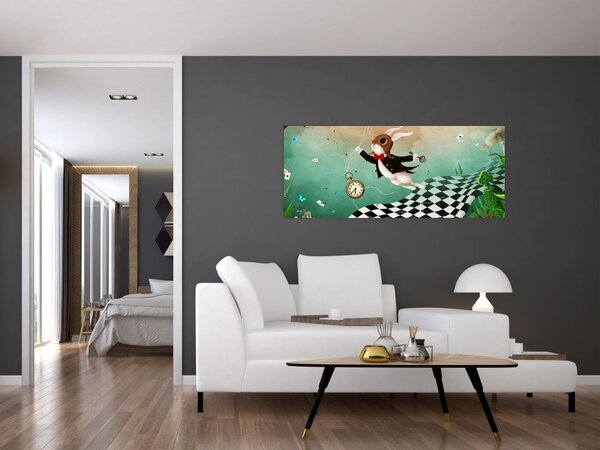 Tablou - Iepuraș fantezie (120x50 cm)