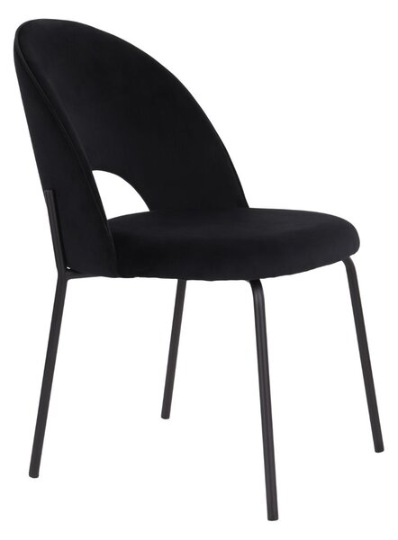 Scaun Molly Black negru uni