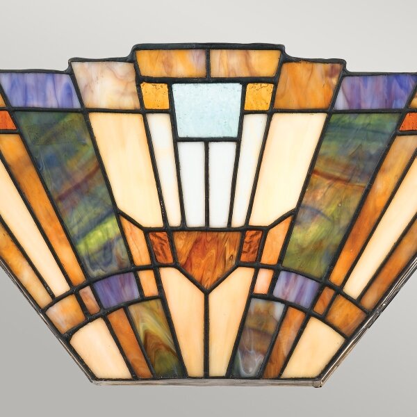 Elstead QZ-INGLENOOK-WU - Aplică de perete Tiffany INGLENOOK, 2xE14/60W/230V