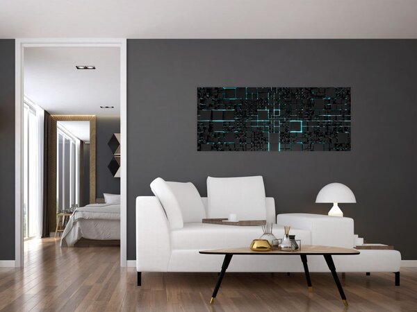 Tablou - Interfață tehnologică (120x50 cm)