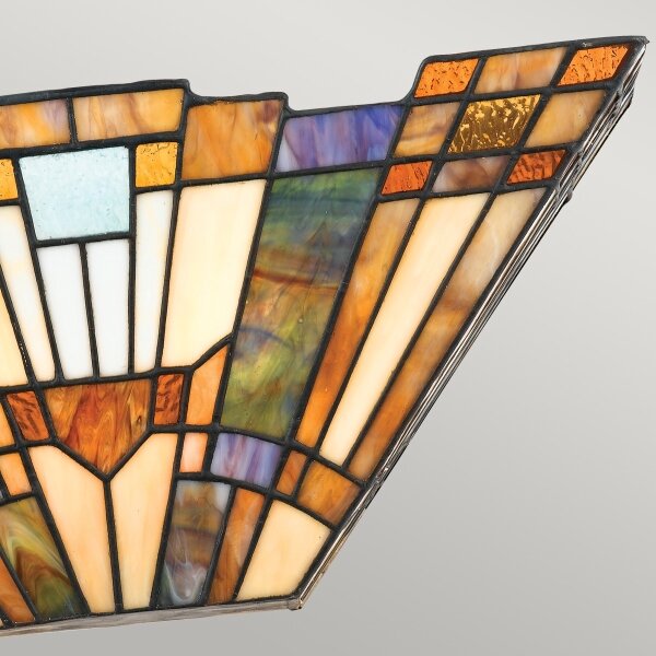 Elstead QZ-INGLENOOK-WU - Aplică de perete Tiffany INGLENOOK, 2xE14/60W/230V