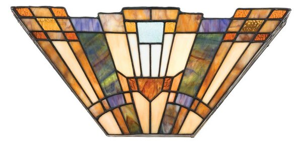 Elstead QZ-INGLENOOK-WU - Aplică de perete Tiffany INGLENOOK, 2xE14/60W/230V