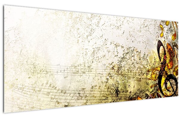 Tablou - Puterea muzicii (120x50 cm)