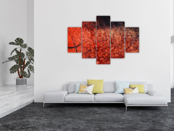 Tablou - Meci de baschet (150x105 cm)