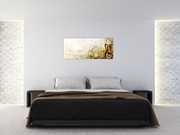 Tablou - Puterea muzicii (120x50 cm)