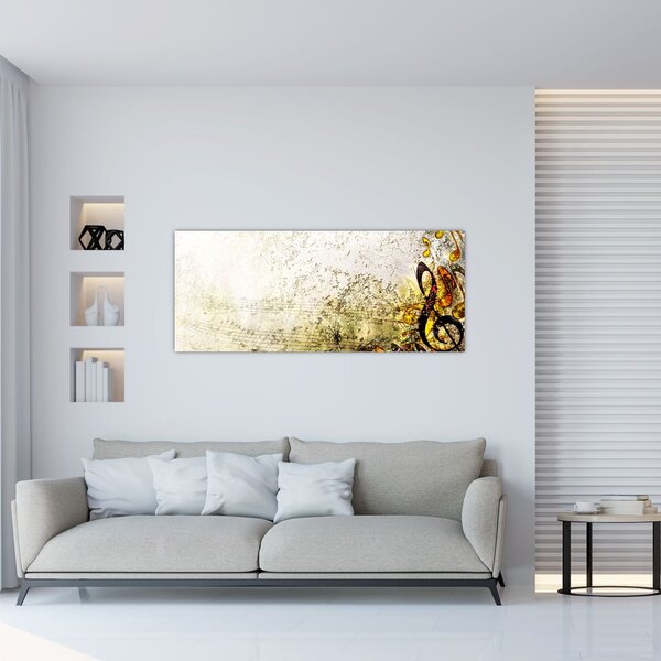 Tablou - Puterea muzicii (120x50 cm)